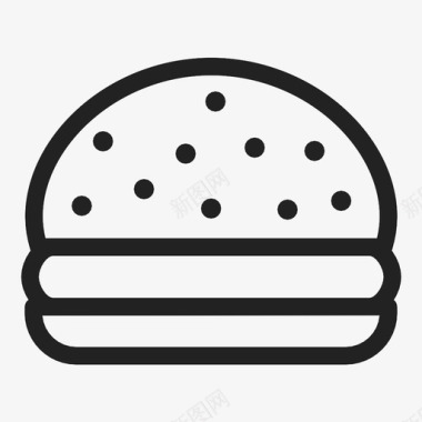 汉堡零食图标图标