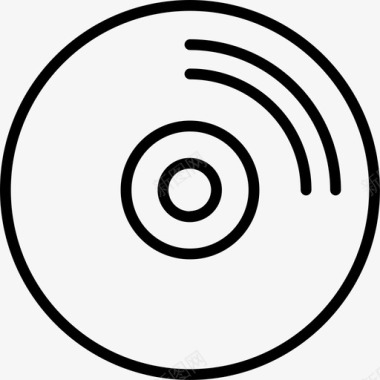 光碟音乐科技图标图标