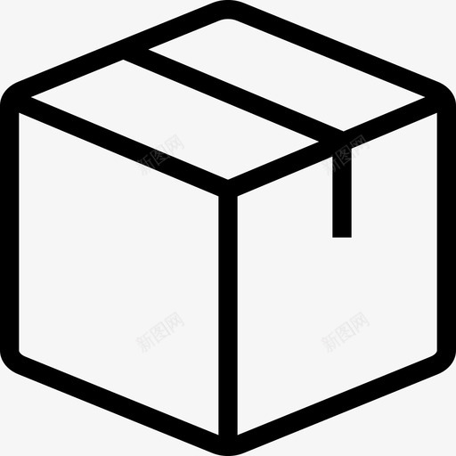 胶带盒纸板箱板条箱图标svg_新图网 https://ixintu.com sharpicons24px网格1px冲程 包装 板条箱 纸板箱 胶带盒 装运箱