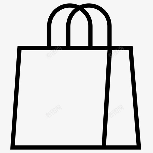 购物袋电子商务电子商务图标系列svg_新图网 https://ixintu.com 电子商务 电子商务图标系列 购物袋