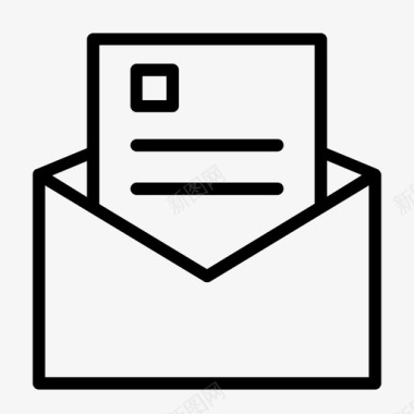 信件电子邮件消息图标图标
