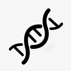 医学DNA小图标dna螺旋医学图标高清图片