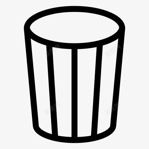 垃圾桶垃圾处理垃圾图标svg_新图网 https://ixintu.com 介质 垃圾 垃圾处理 垃圾桶