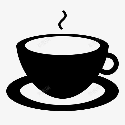 咖啡热饮茶图标svg_新图网 https://ixintu.com 咖啡 咖啡和茶 热饮 茶