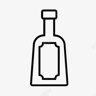 瓶子酒醉酒图标图标