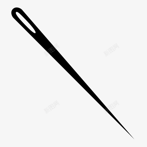 缝纫针编织针缝线图标svg_新图网 https://ixintu.com 编织针 缝纫针 缝线