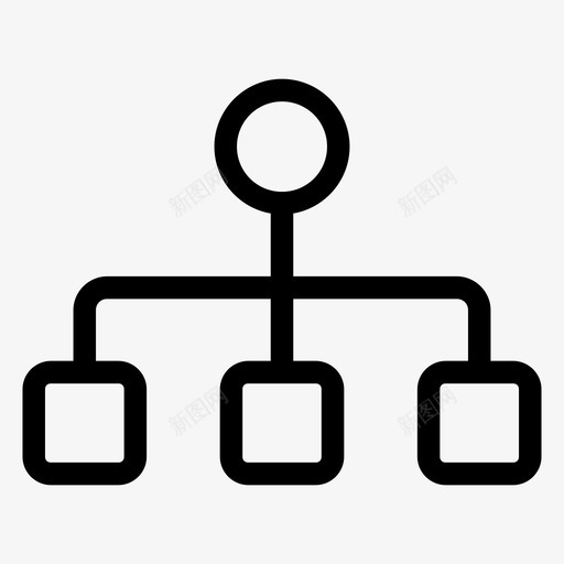 指挥系统层次结构网络图标svg_新图网 https://ixintu.com 媒介 层次结构 指挥系统 监督 结构 网络