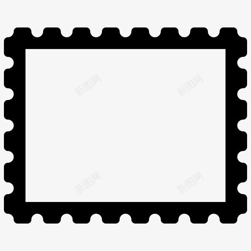 邮票相框邮件图标svg_新图网 https://ixintu.com 相框 美味混合套装 邮件 邮票