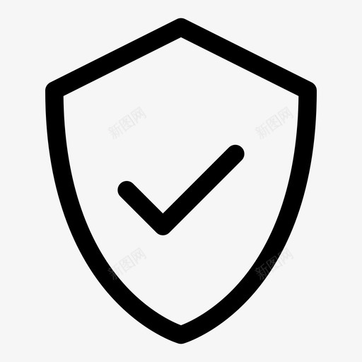 屏蔽检查保护安全图标svg_新图网 https://ixintu.com 保护 安全 屏蔽检查 纯线路