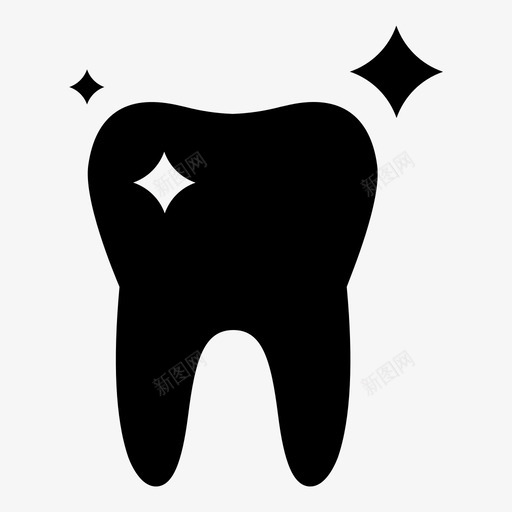 牙齿美白美容牙医图标svg_新图网 https://ixintu.com 健康 微笑 牙医 牙科反转 牙齿 牙齿美白 美容