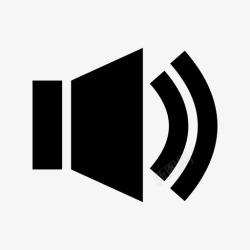 全环绕音效扬声器全音效网络和媒体图标高清图片