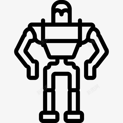 铁巨人机器人钢铁巨人机器人电影图标svg_新图网 https://ixintu.com 未来 机器人轮廓集 电影 电视 钢铁巨人机器人 铁巨人机器人