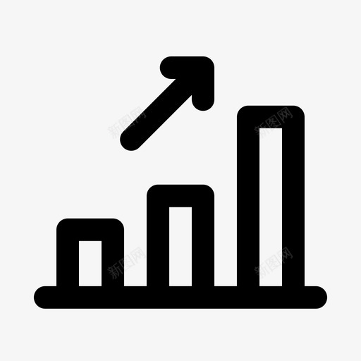 盈利能力图表增长图标svg_新图网 https://ixintu.com 图表 增长 杂项 盈利能力