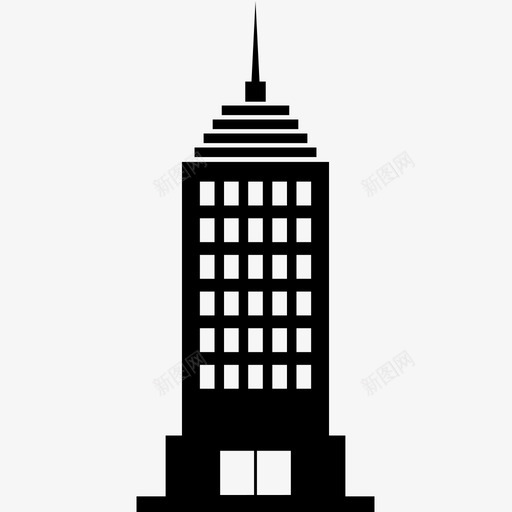 建筑城市办公室图标svg_新图网 https://ixintu.com 办公室 办公楼 城市 建筑
