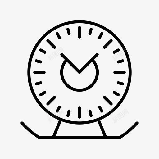 时钟商务金融图标svg_新图网 https://ixintu.com 商务 商务金融卷3 手表 时钟 计时器 金融