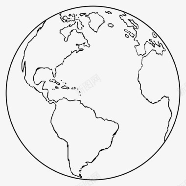 地球行星世界图标图标