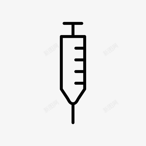 针头医生医院图标svg_新图网 https://ixintu.com 医生 医院 卡通 注射器 疫苗 针头