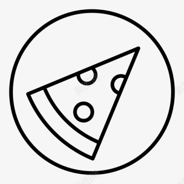 披萨奶酪食物图标图标