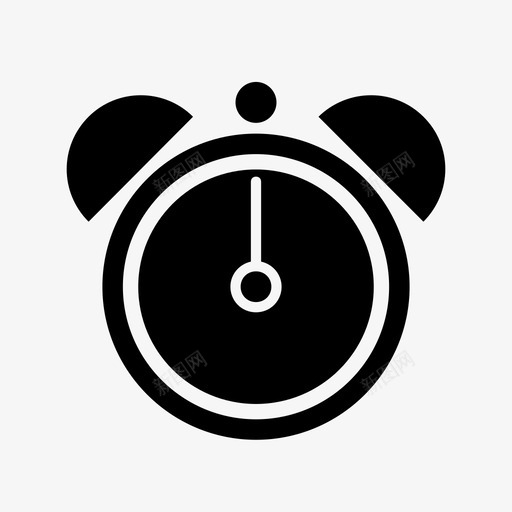 闹钟提醒时间表图标svg_新图网 https://ixintu.com 提醒 时间 时间表 闹钟