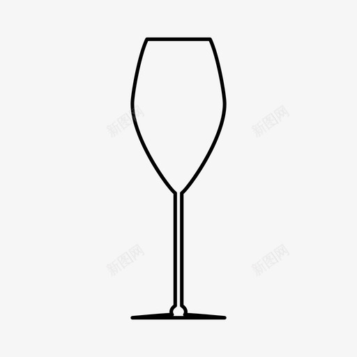 酒杯白葡萄酒图标svg_新图网 https://ixintu.com 白葡萄酒 酒杯