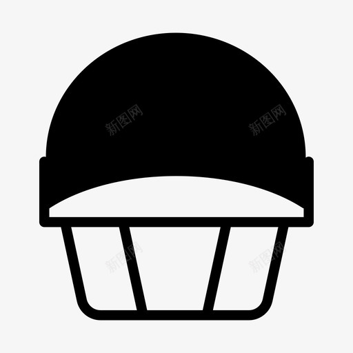 足球头盔美式足球防护装备图标svg_新图网 https://ixintu.com 头盔 美式足球 足球头盔 防护装备