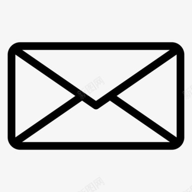 信封未读关闭邮件邮件图标图标