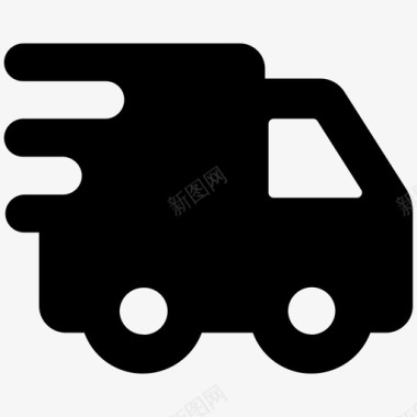 送货送货卡车商务固体卷20图标图标