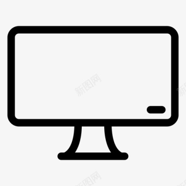 显示器电脑显示器桌面显示器图标图标