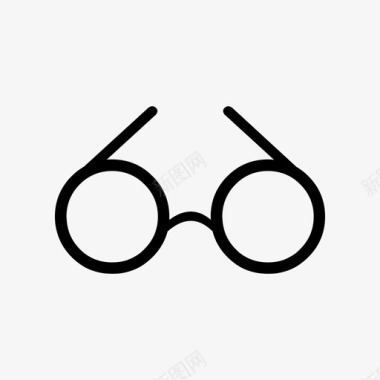 眼镜眼睛找到图标图标