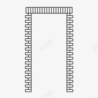 砖过梁建筑砌砖图标图标