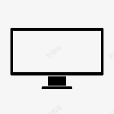 电脑屏幕桌面显示器图标图标
