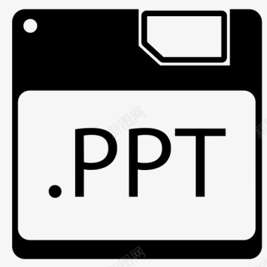ppt文件格式图标图标
