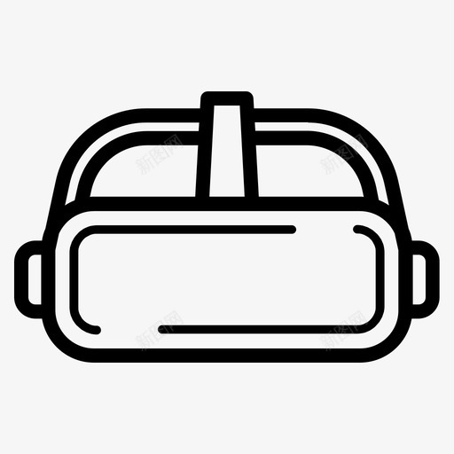 虚拟现实耳机游戏眼镜图标svg_新图网 https://ixintu.com 护目镜 消费电子产品概述 游戏 眼镜 虚拟现实 虚拟现实耳机