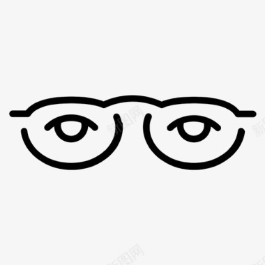 视力眼镜规格图标图标