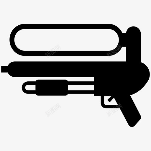 水枪超级浸水器玩具图标svg_新图网 https://ixintu.com 水枪 玩具 超级浸水器