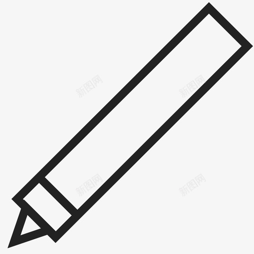 铅笔打字写字图标svg_新图网 https://ixintu.com 写字 打字 铅笔