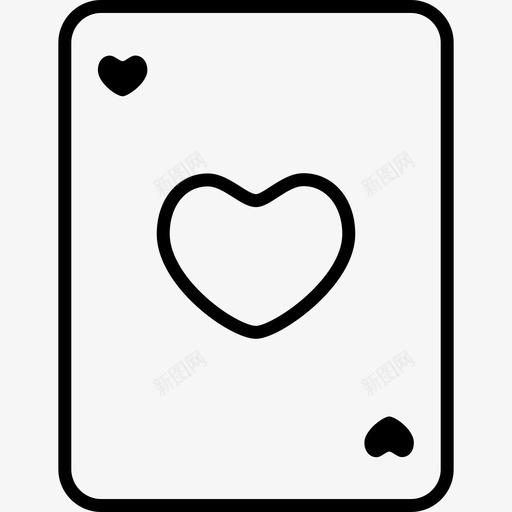 心脏扑克牌概述娱乐图标酒店svg_新图网 https://ixintu.com 图标酒店 娱乐 心脏扑克牌概述