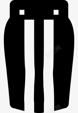 办公裙服装时尚图标图标