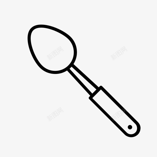 勺子烘焙烹饪图标svg_新图网 https://ixintu.com 勺子 烘焙 烹饪 餐具 餐厅