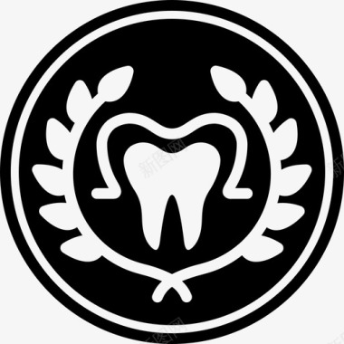 牙医奖最佳医学图标图标