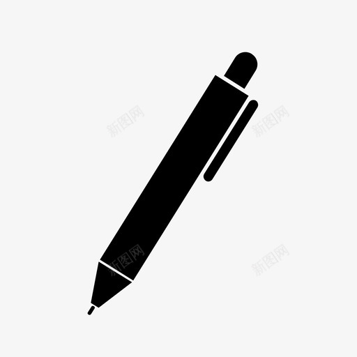 钢笔书写工具图标svg_新图网 https://ixintu.com 书写工具 钢笔