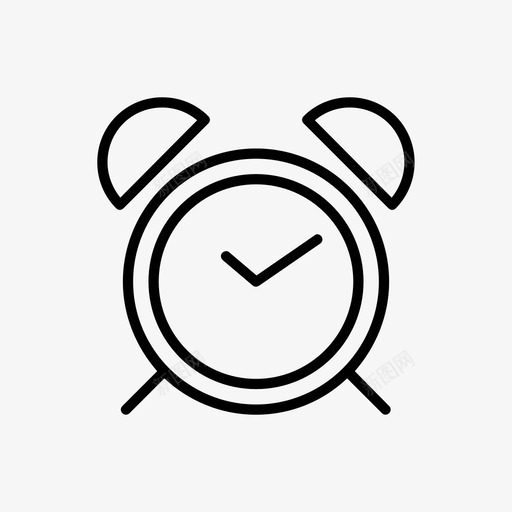 闹钟商业图标svg_新图网 https://ixintu.com 商业图标 闹钟