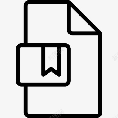 书签文件函数接口图标图标