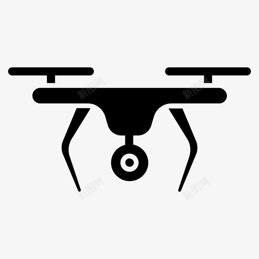 无人机照相机电子产品图标svg_新图网 https://ixintu.com 小工具 无人机 消费电子产品符号 照相机 电子产品 螺旋桨