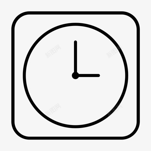 时钟时间3凌晨3点手表图标svg_新图网 https://ixintu.com 凌晨3点 手表 时钟时间3