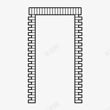 砖过梁建筑砌砖图标图标