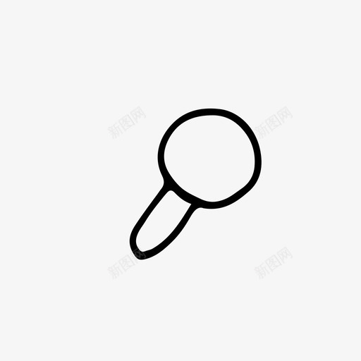 搜索绘制查找图标svg_新图网 https://ixintu.com 交流 定位 搜索 放大 查找 素描 绘制