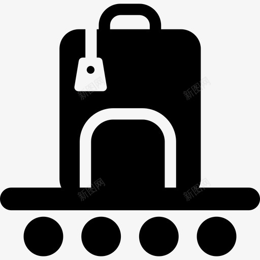 行李认领标志标志机场和旅行图标svg_新图网 https://ixintu.com 机场和旅行 标志 行李认领标志