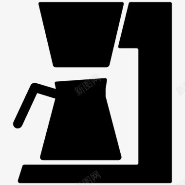咖啡机自助餐厅咖啡店图标图标