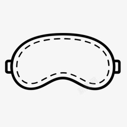 睡眠面膜生活图标睡眠面膜美容眼罩图标高清图片